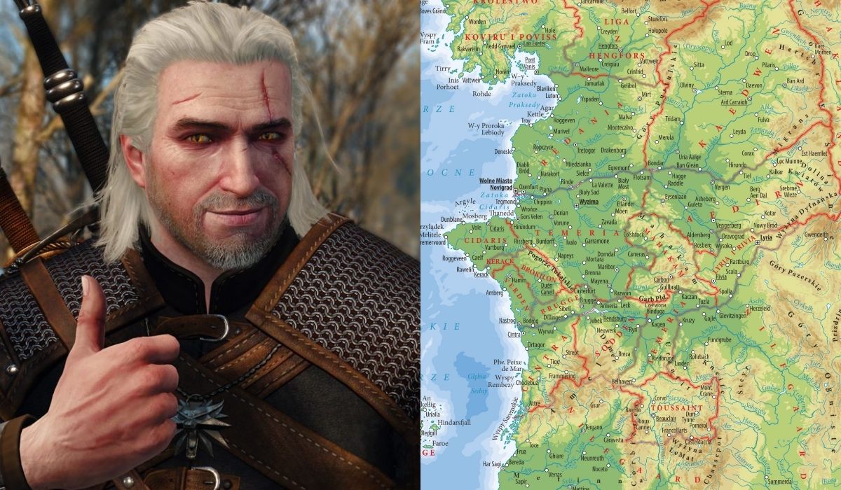 Kartografowie z Uniwersytetu Warszawskiego odwzorowali mapę z Wiedźmina