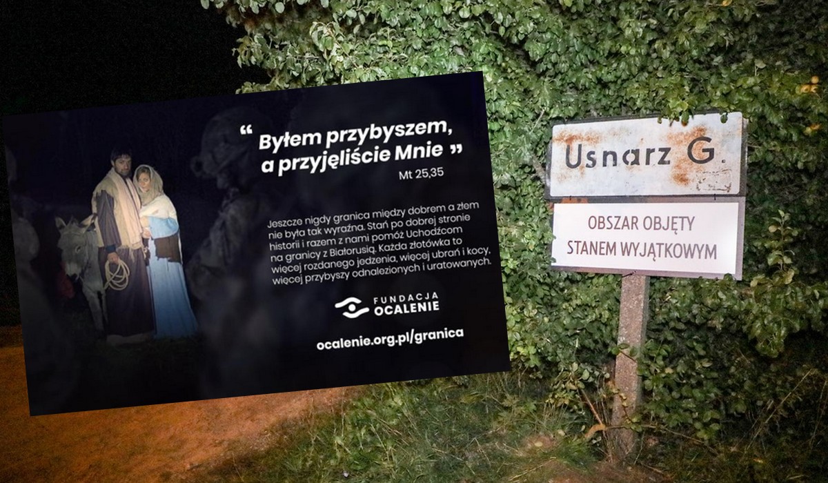 Fundacja Ocalenie przypomina słynny spot o uchodźcach: "byłem przybyszem, a przyjęliście mnie"