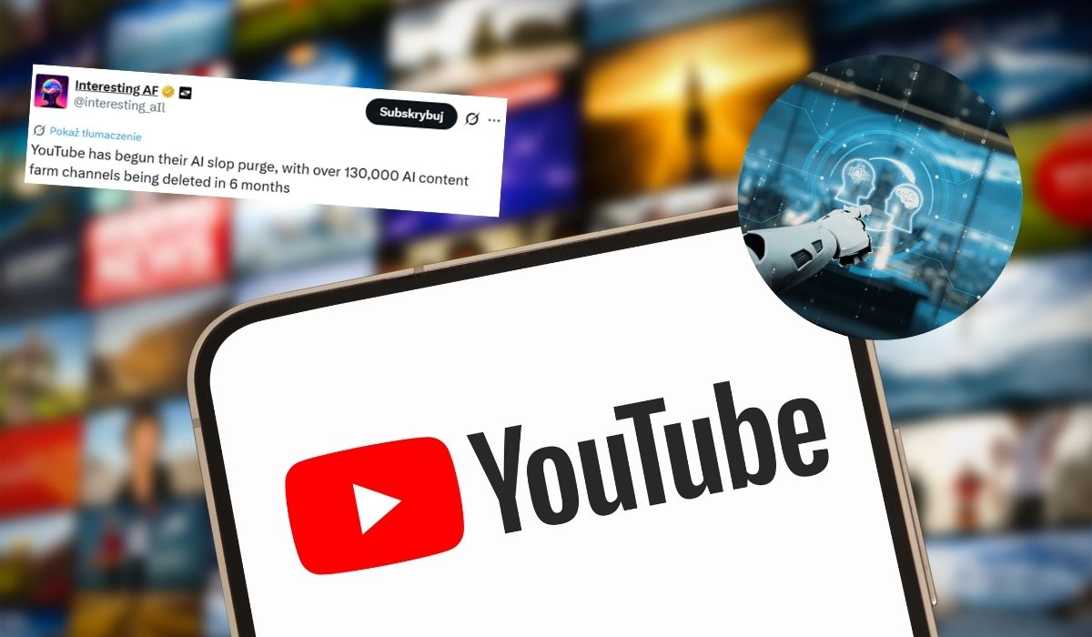 YouTube zapowiada, że będzie walczyć z AI slopem na swojej platformie