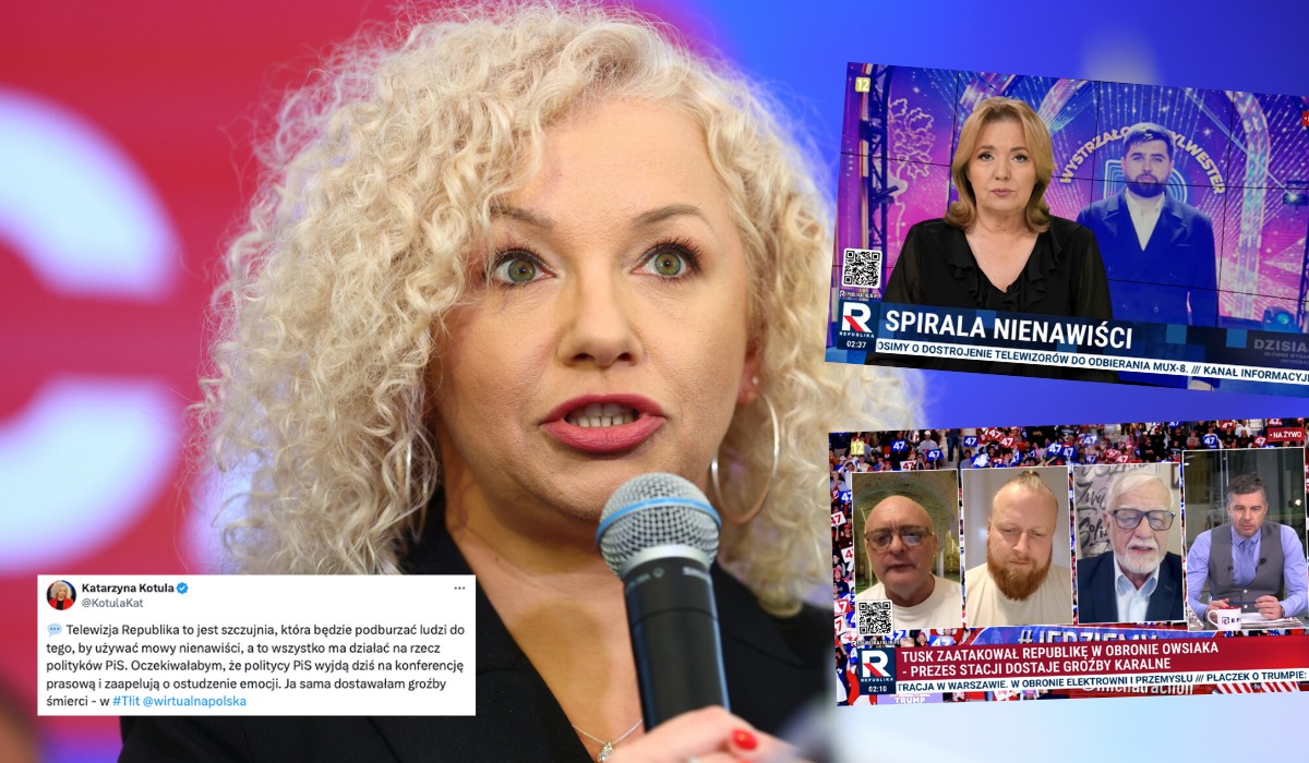 Telewizja Republika pozywa Katarzynę Kotulę za nazwanie stacji "szczujnią"