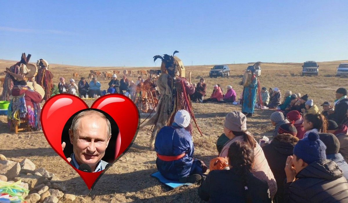 Rosyjscy szamani zebrali się i odprawili modły o powodzenie armii