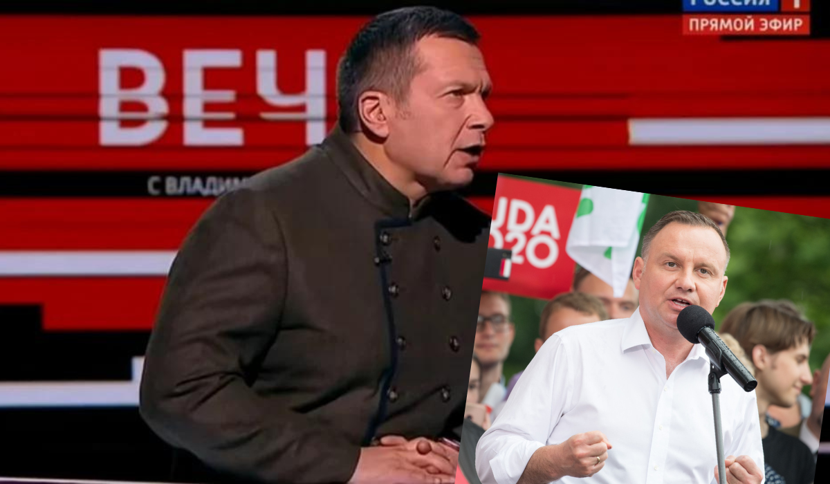 Propagandysta Sołowjow o Dudzie: jego przodkowie to Ukraińcy z obwodu lwowskiego