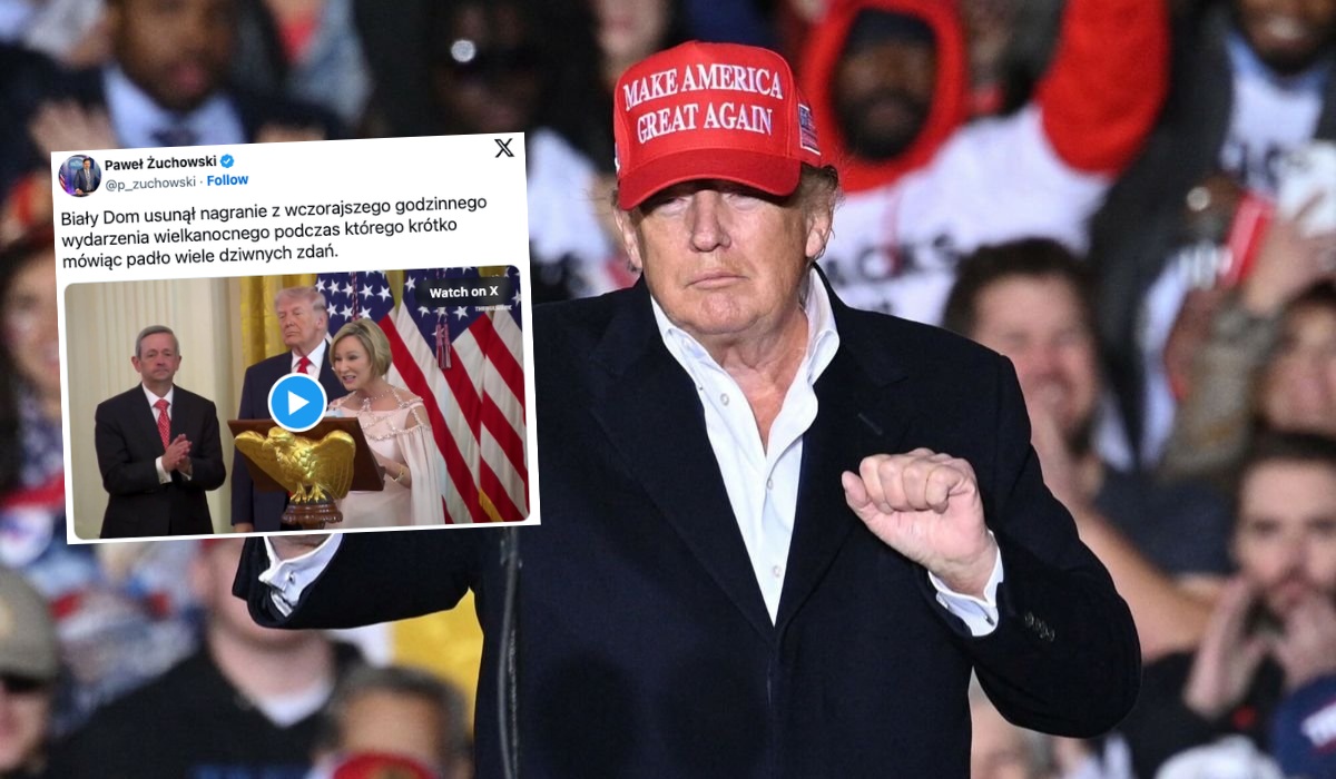 Biały Dom usunął "bluźniercze" nagranie porównujące Trumpa do zdradzonego Jezusa