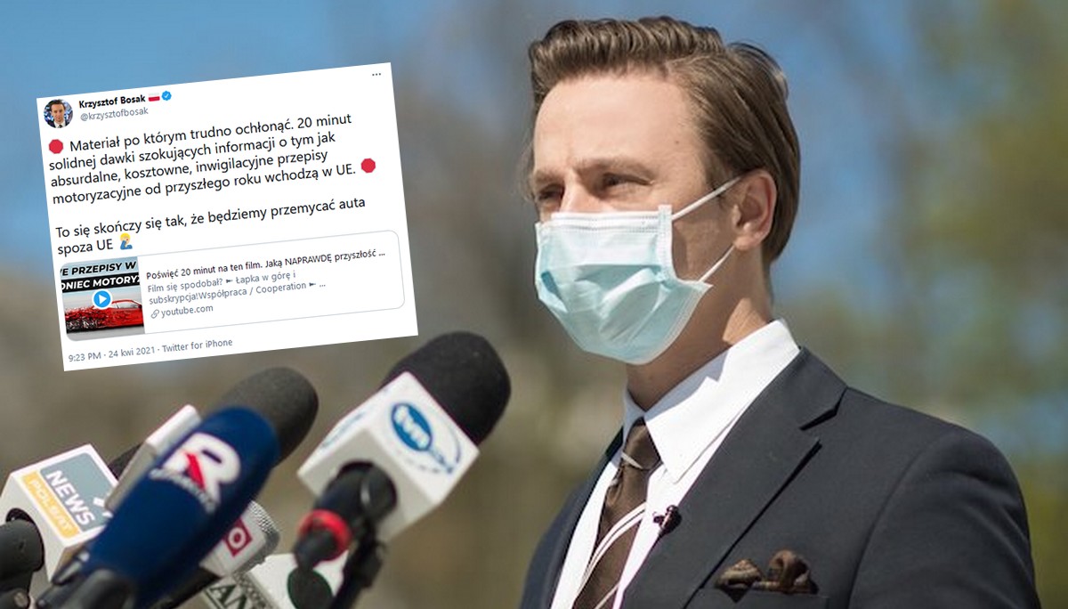 Bosak o nowych przepisach motoryzacyjnych: skończy się tak, że będziemy musieli przemycać auta spoza UE
