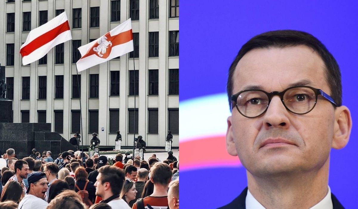 Premier Morawiecki chce wesprzeć Białoruś i pluralizm w mediach, bo państwowa TV to tępa propaganda