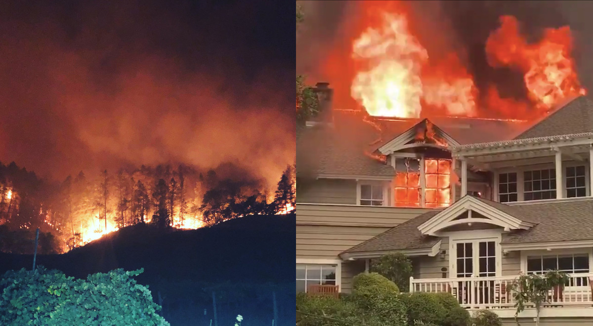 Kalifornia: pożary dotarły do winnic, ogień zniszczył słynne Napa Valley