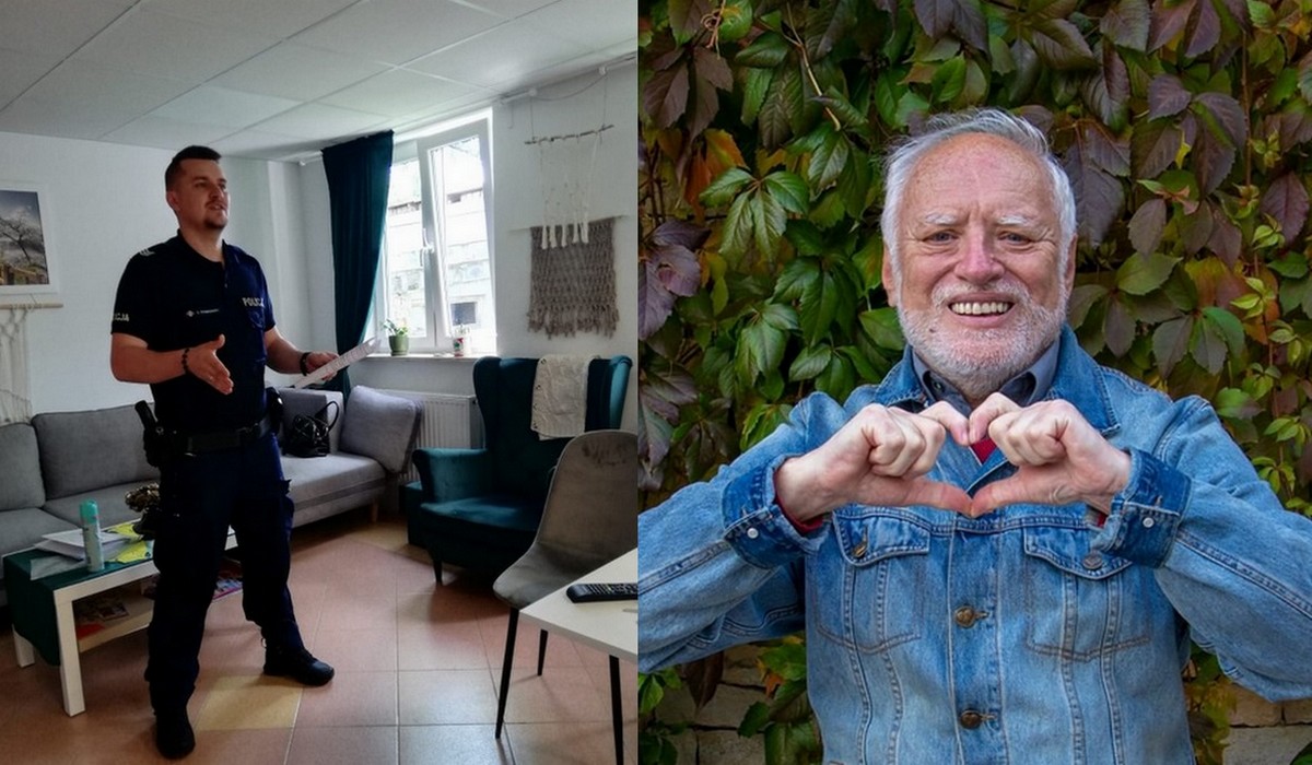 Parysów: seniorzy uczcili zaangażowanego dzielnicowego piosenką, bo jakie życie taki rap