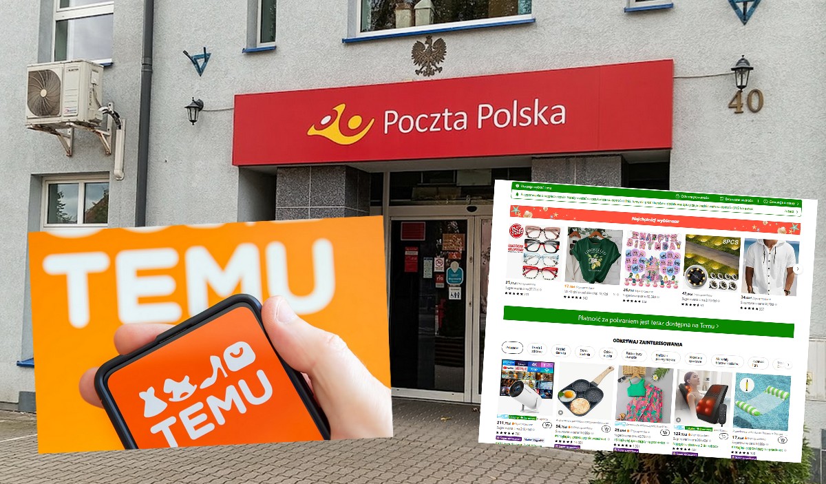 Prezes Poczty Polskiej zapowiada współpracę z Temu, tłumaczy, że dla pieniędzy