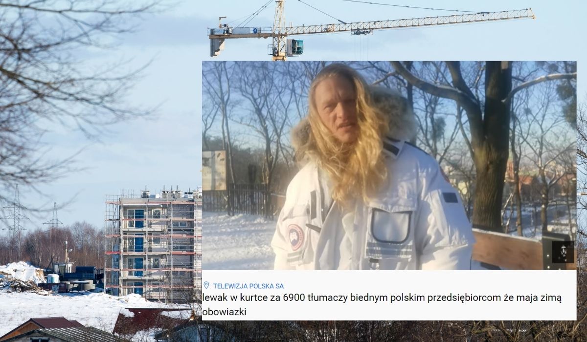 Geralt z Dźwigu tłumaczy przedsiębiorcom, że poza przywilejami mają też obowiązki