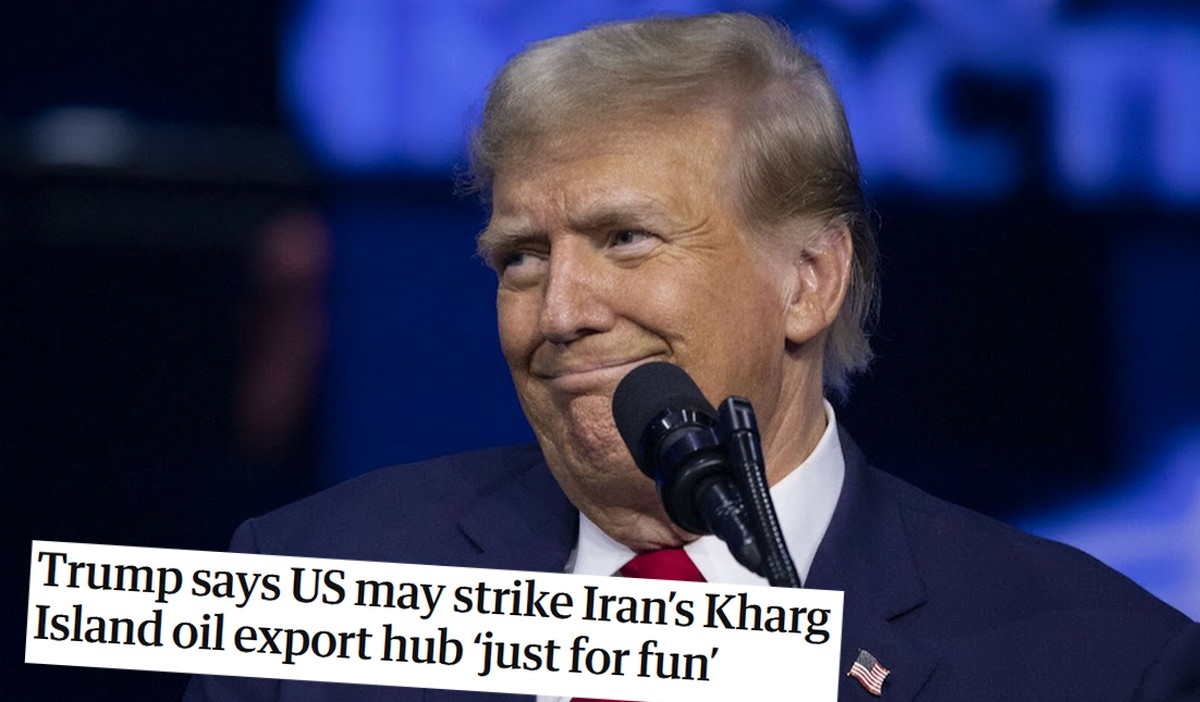 Trump ocenił, że amerykańskie wojsko może zaatakować irańską wyspę "dla zabawy"