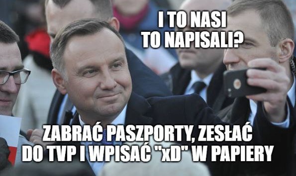 To Andrzej Duda kazał usunąć ten nieszczęsny film z "zabawnym" dialogiem Hitlera i Stalina