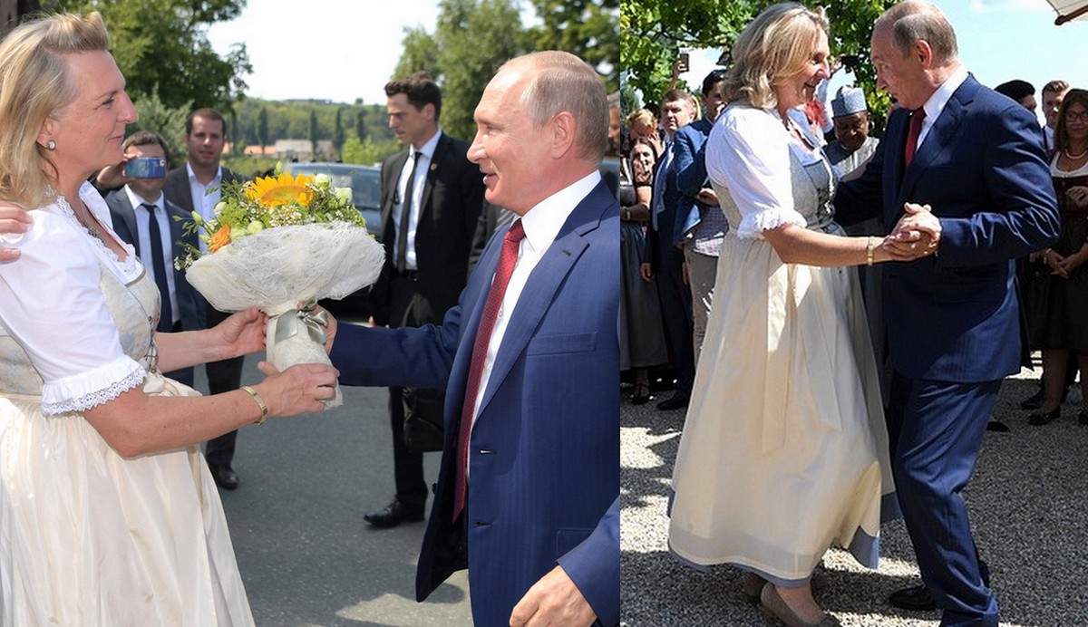 Była minister w rządzie Austrii, ta od tańców z Putinem, zamieszkała w Rosji