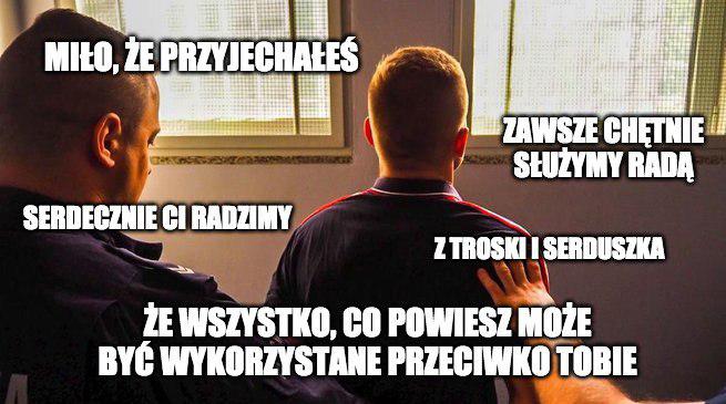 Pijany z dożywotnim zakazem przyjechał samochodem na komendę po poradę prawną