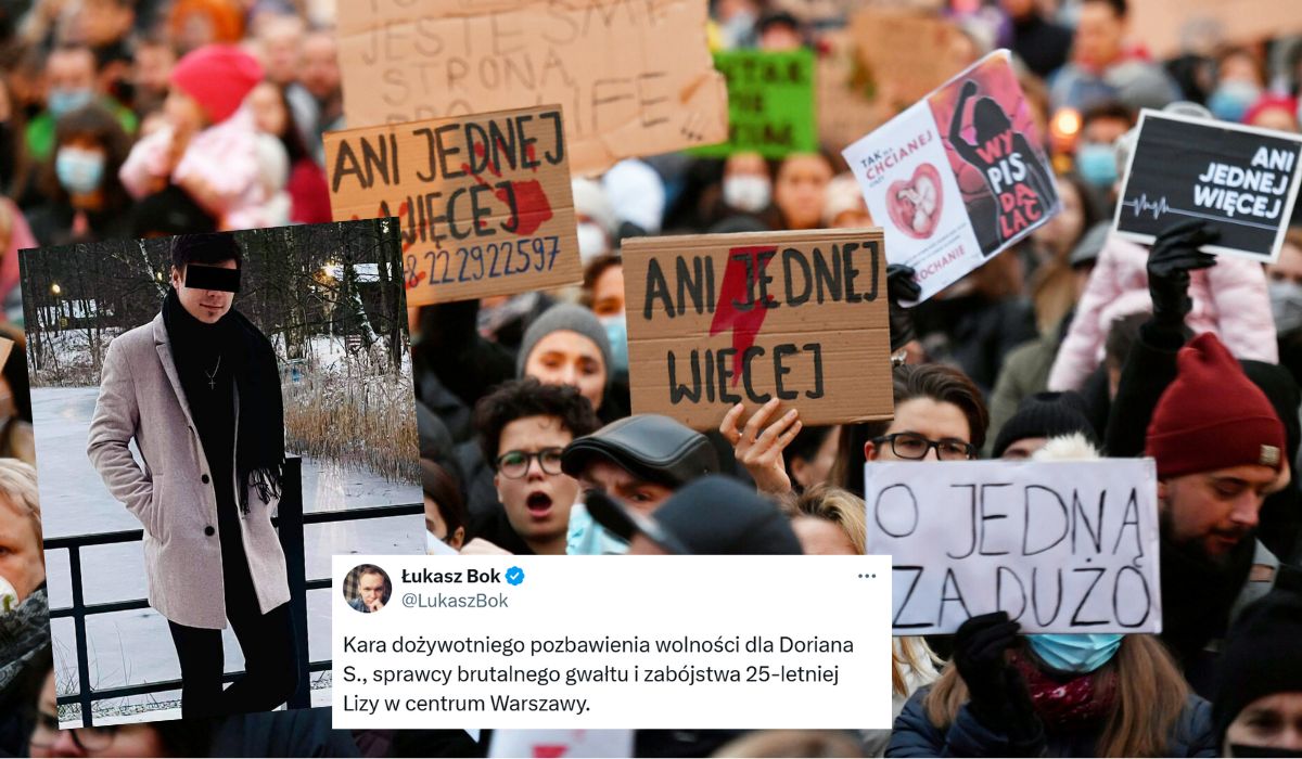 Sąd skazał Doriana S. na dożywotnie pozbawienie wolności za zgw*łcenie i zam*rdowanie 25-letniej Lizy