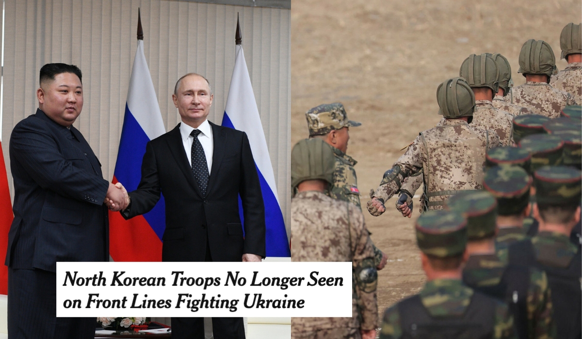 Ukraińcy raportują, że od tygodni nie widzieli żołnierzy z Korei Północnej