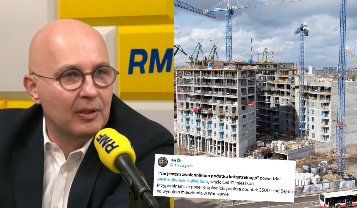 Poseł KO, który posiada 12 mieszkań, nie jest zwolennikiem podatku katastralnego
