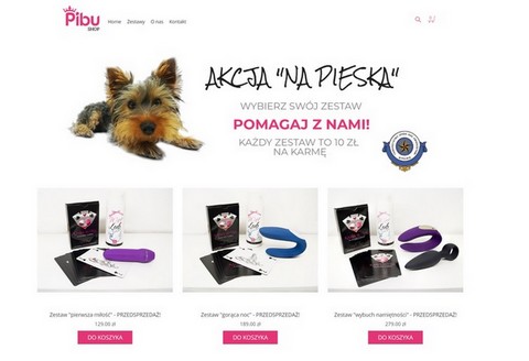 S*x shop zbiera na schronisko dla psów w akcji "Na pieska"