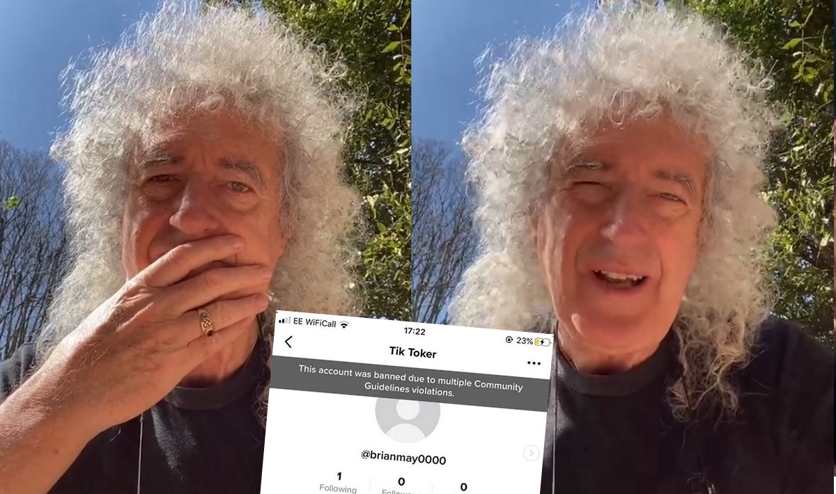 Założyciel Queen zadebiutował na TikToku i od razu został zbanowany