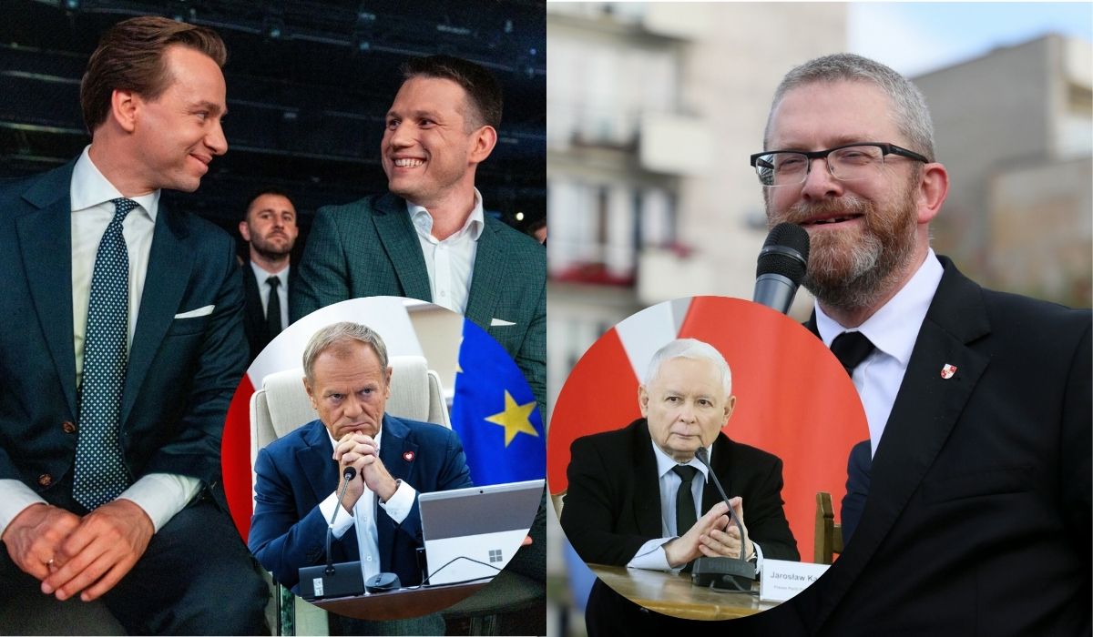 Sondaż: PiS i KO ze spadkami poparcia, obie Konfederacje do góry