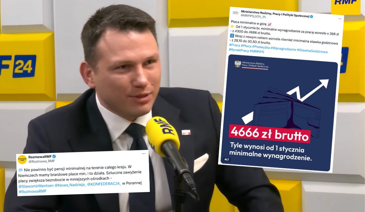 Sławomir Mentzen: nie powinno być pensji minimalnej tej samej dla całego kraju