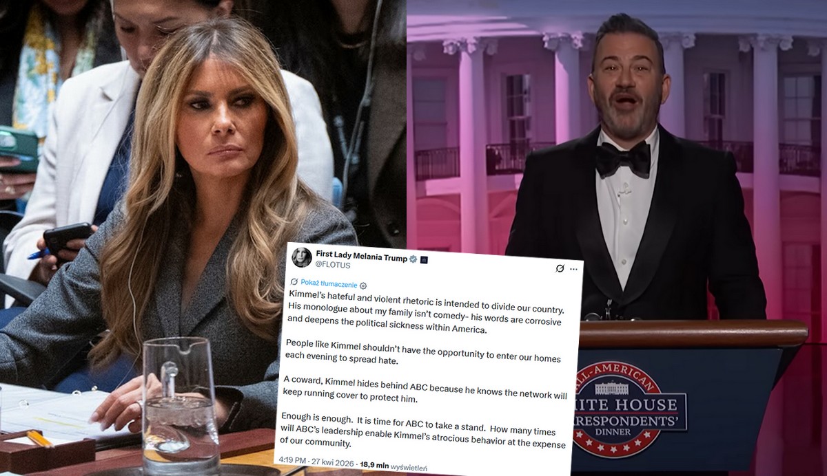 Trump i jego żona chcą, by ABC zwolniła Jimmy'ego Kimmela za żart o śmierci prezydenta
