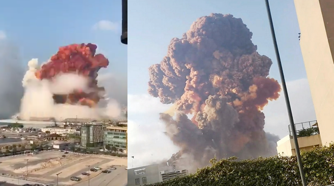 Ogromny wybuch w Bejrucie zrównał z ziemią prawie całą dzielnicę