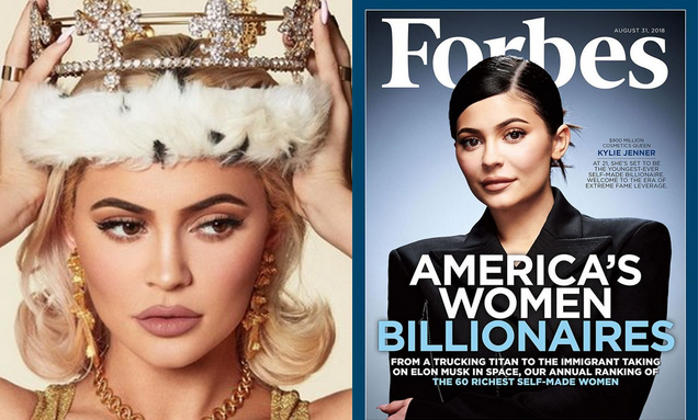 Forbes skreślił Kylie Jenner z listy miliarderów