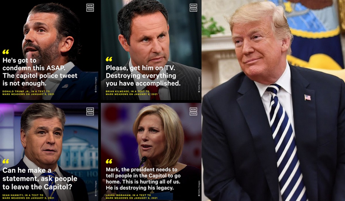 Wyszły na jaw wiadomości, jakie dostawał szef Białego Domu podczas ataku na Kapitol