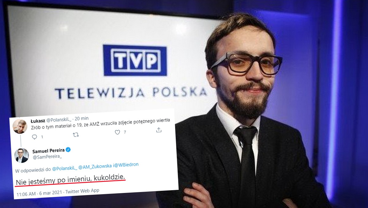 Pereira jako samiec alfa gromi rozmówcę "nie jesteśmy po imieniu kukoldzie"