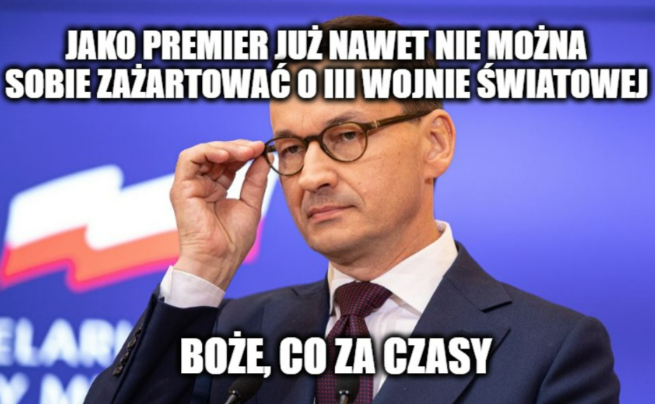 Rzecznik rządu tłumaczy, że słowa premiera o III wojnie światowej "to hiperbola"