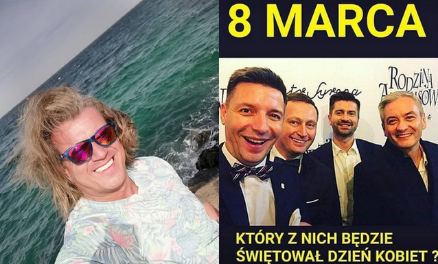 Jakimowicz na Instagramie zastanawia się, czy Biedroń będzie obchodził Dzień Kobiet