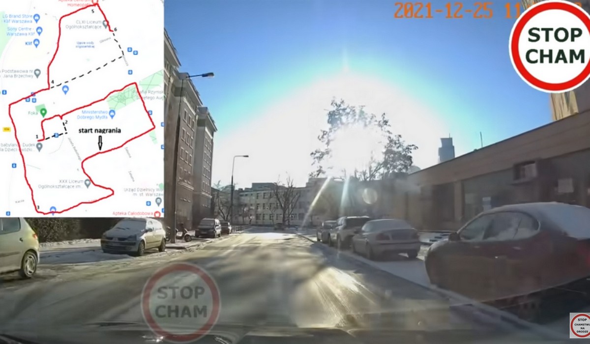 Stop Cham: pościg za naćpanym kierowcą w Panku