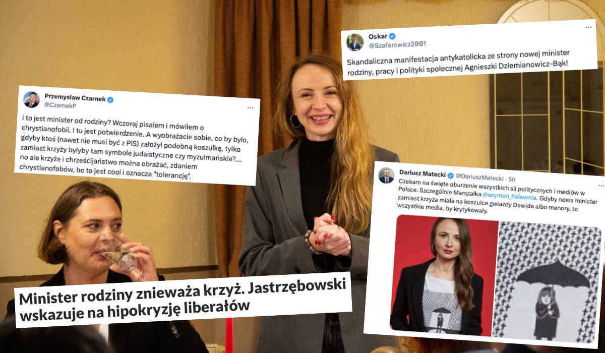 Dziemianowicz-Bąk założyła anykatolicki t-shirt, Czarnek i Szafranowicz kipią oburzeniem