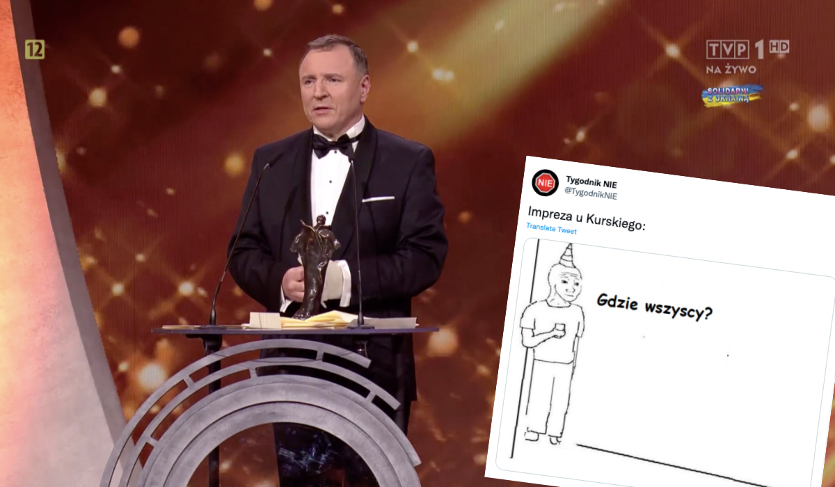 Galę Wiktorów 2022 olała większość laureatów, smętny Kurski oddawał nagrody zastępcom i menadżerom