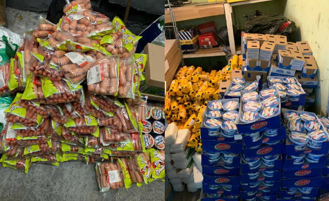 Celnicy udaremnili przemyt 2 ton produktów z promocji w Biedronce 