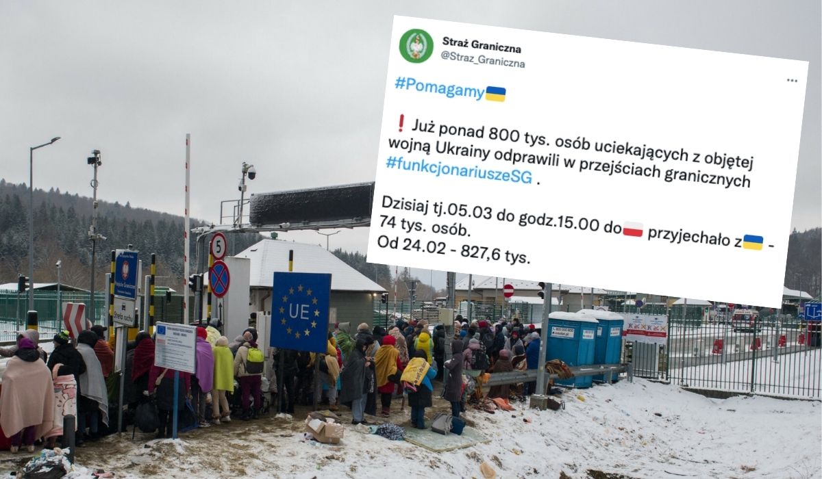 Kolejna, największa jak dotąd, fala uchodźców przyjechała do Polski: 106 000 w ciągu doby