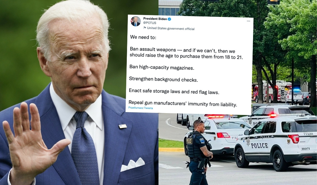 Biden: w ciągu ostatnich 20 lat od kul zginęło więcej dzieci niż policjantów i żołnierzy na służbie