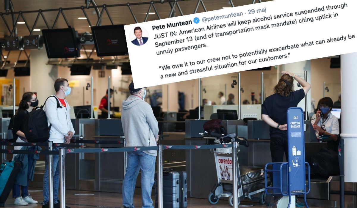 Największe amerykańskie linie lotnicze rezygnują z alkoholu na pokładach 