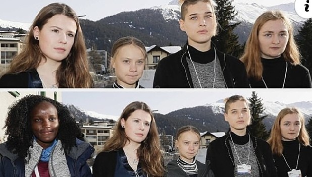 Ugandyjska aktywistka wycięta z fotografii z Gretą. Oskarża media o rasizm