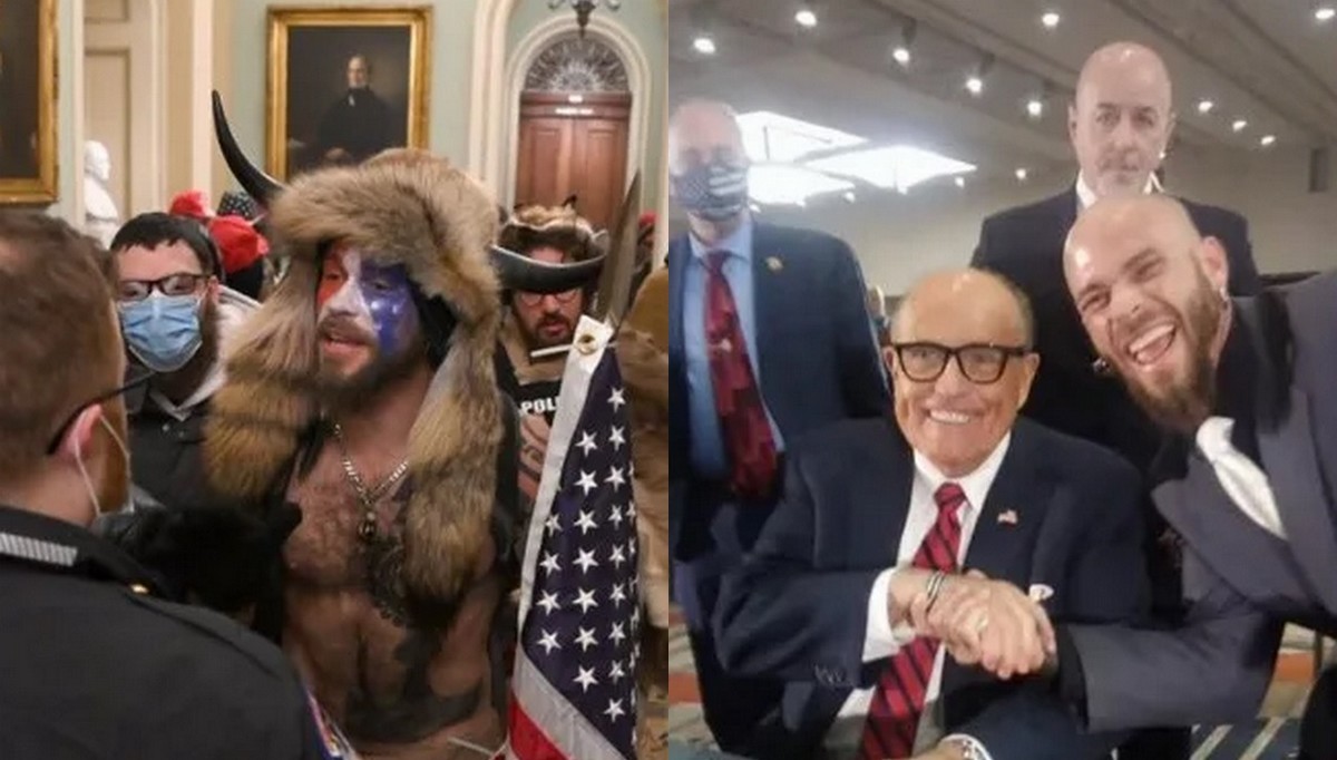 Krążąca po internecie fotka Giulianiego z człekożubrem jest prawdziwa