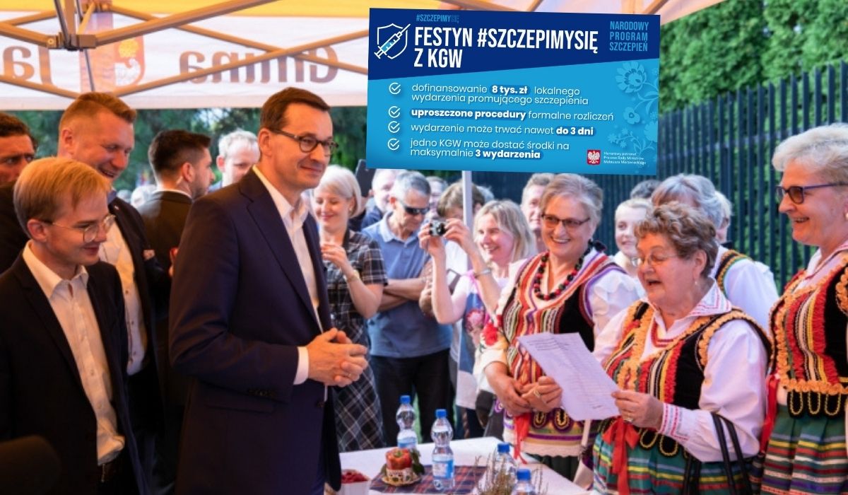 Koła Gospodyń Wiejskich będą dostawać pieniądze za promocję szczepień i organizacje "festynów szczepiennych"