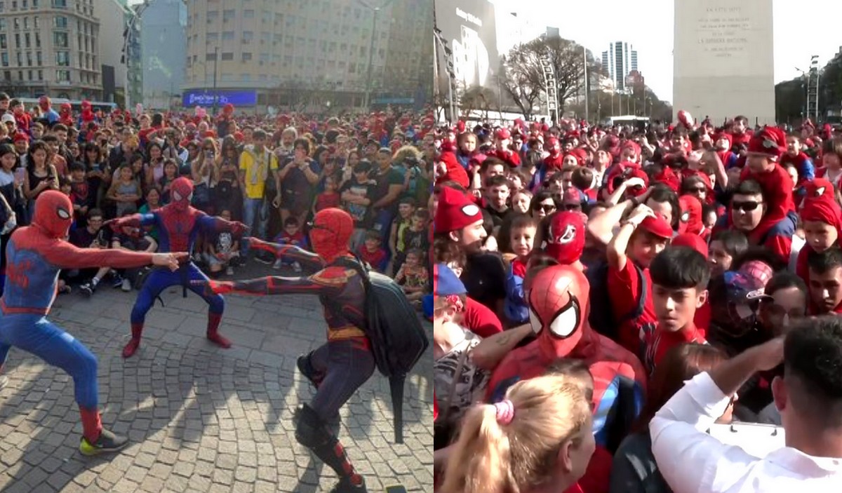 Argentyna: w mieście spotkało się 1000 Spider-Manów w celu pobicia rekordu Guinnessa