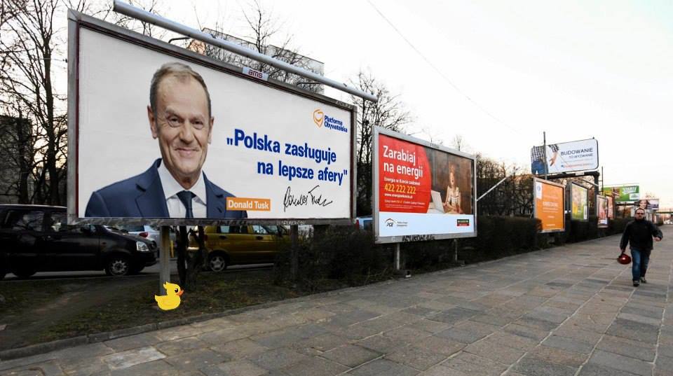 Plakaty wyborcze, których nikt nie zamawiał, ale chcieliśmy zrobić