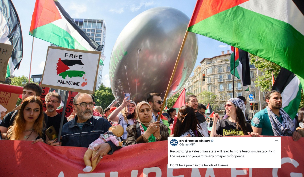 Rząd Izraela oburzony uznaniem niepodległości Palestyny przez Norwegię, Irlandię i Hiszpanię