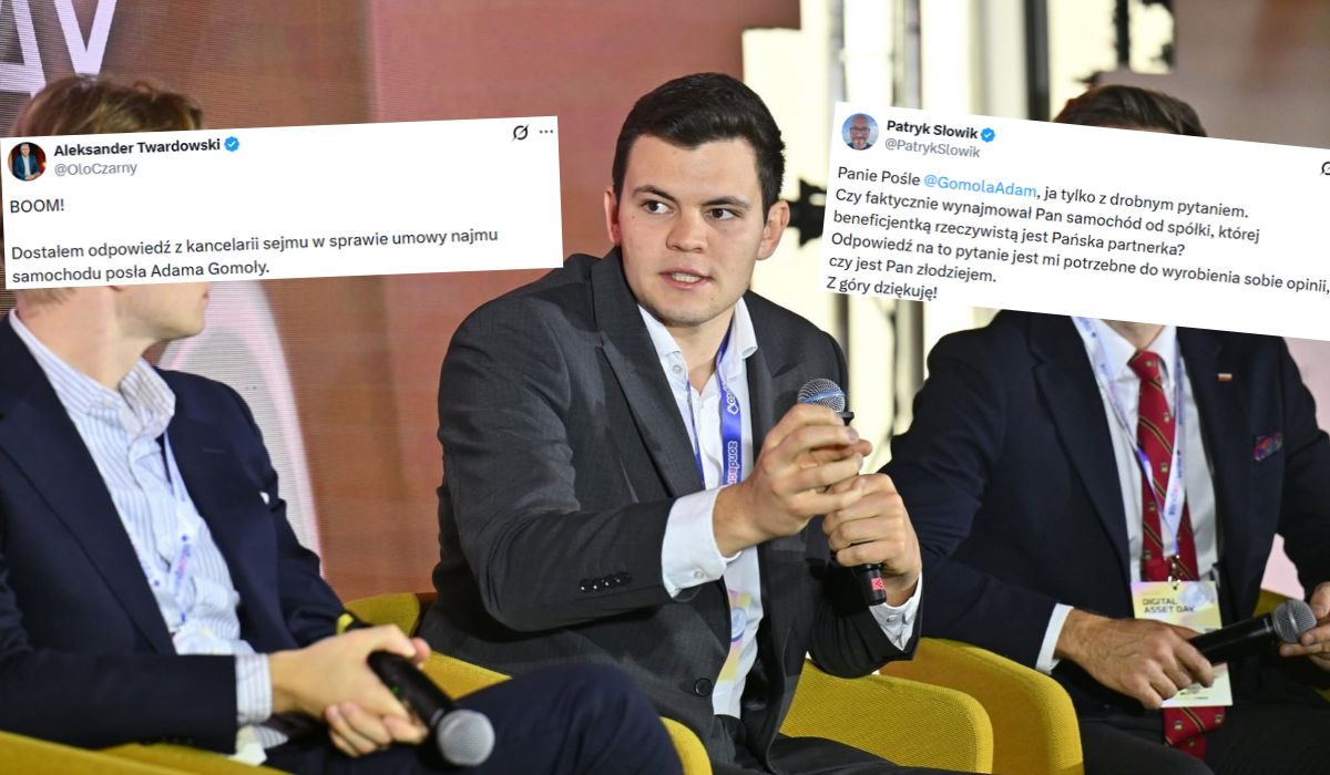 Poseł Gomoła oskarżany o robienie wałków na samochodzie wynajmowanym od jego narzeczonej
