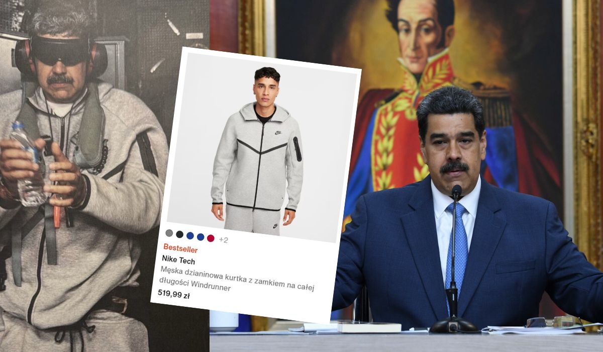 Dresik Nike, w którym pojmano Maduro, stał się obiektem zainteresowania i bestsellerem