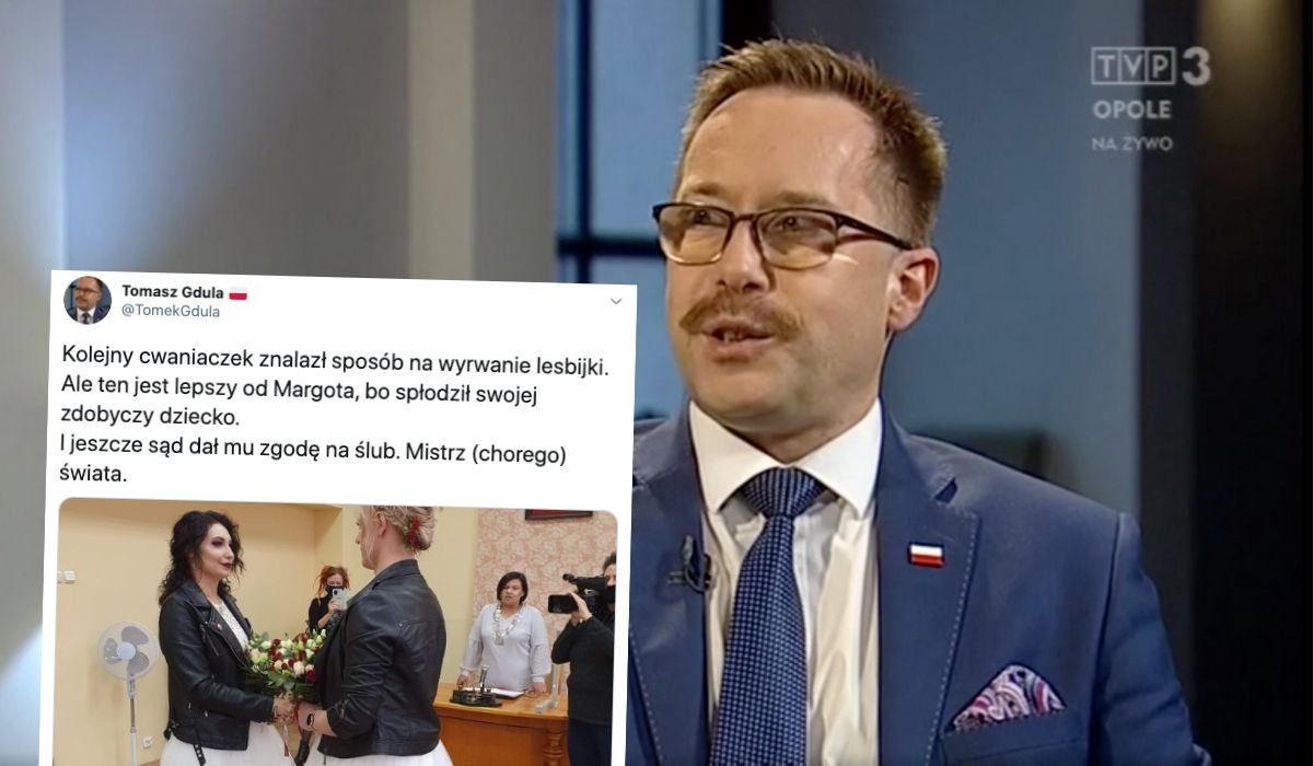 Dziennikarz TVP ocenia "ślub dwóch kobiet": kolejny cwaniaczek znalazł sposób na wyrwanie lesbijki