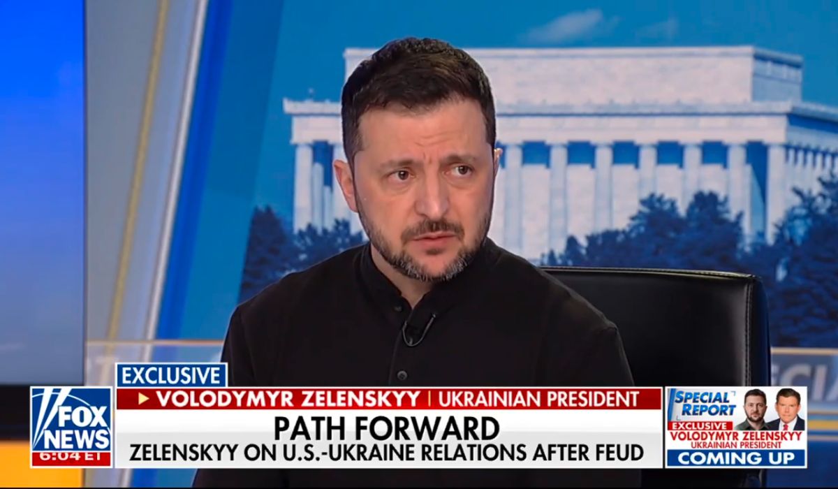 Zełenski udzielił wywiadu w Fox News, wyjaśnił, że to nie USA będą wybierać prezydenta Ukrainy