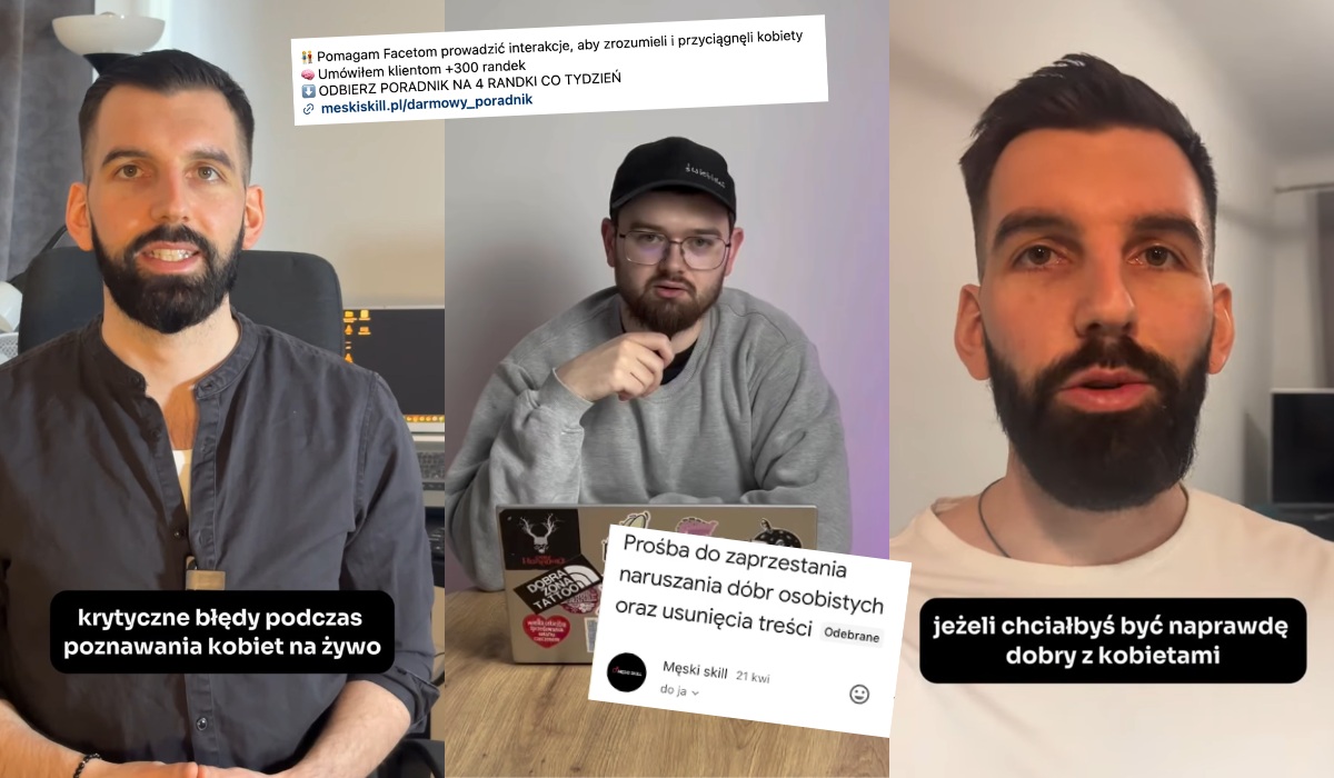 Trenerzy uwodzenia próbują uciszyć tiktokera, który ujawnia ich techniki