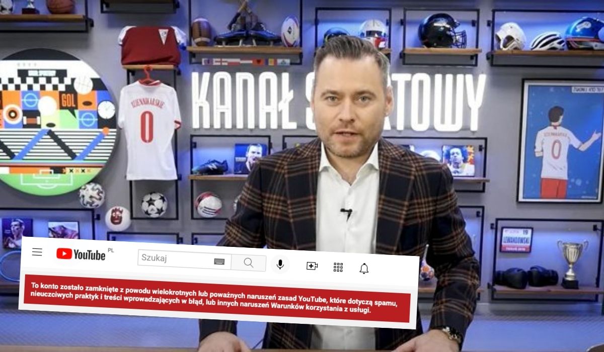 Kanał Sportowy spadł z rowerka za naruszanie reguł YouTube